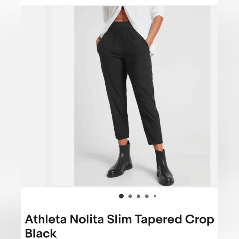NWT- Athleta Nolita Slim Tapered Crop Pant Size 6 Tall